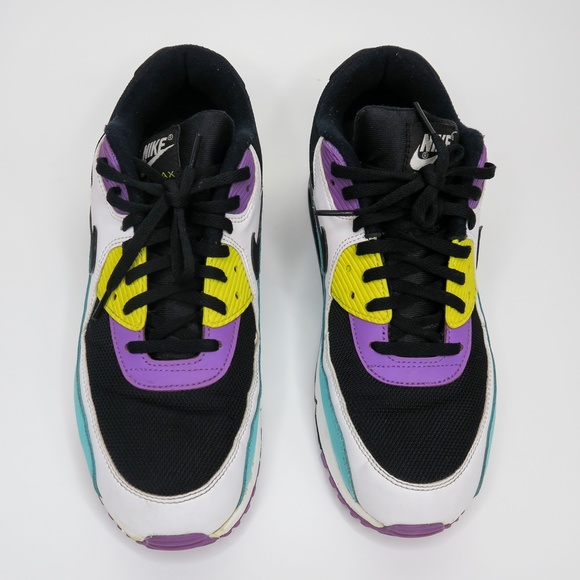 air max 90 black bright violet white